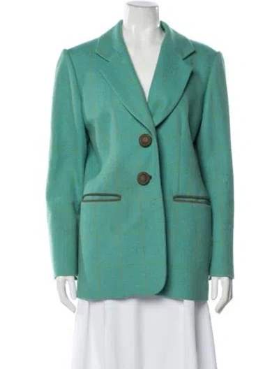 Pre-owned Dior Vintage 1990's Blazer In Green