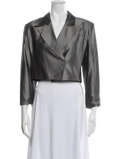 Pre-owned Dior Vintage 1990's Blazer In Grey
