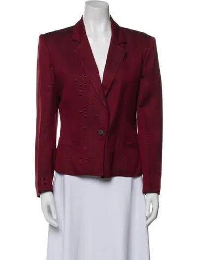 Pre-owned Dior Vintage 1990's Blazer In Red
