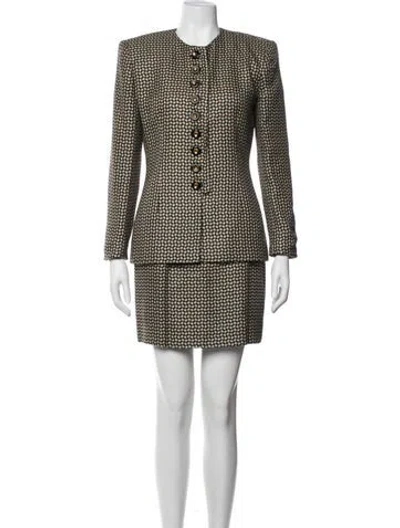 Pre-owned Dior Vintage 1990's Skirt Set