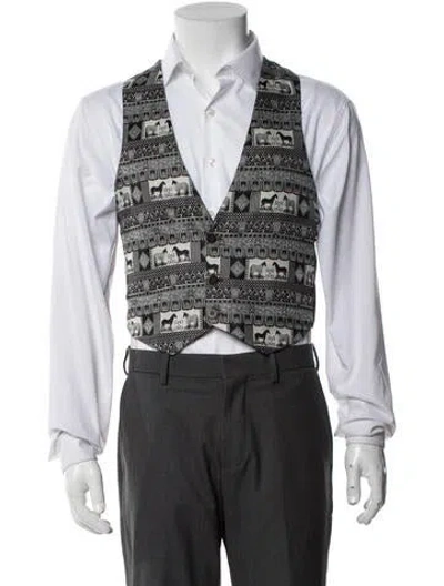 Pre-owned Dior Vintage 1990's Suit Vest In Grey
