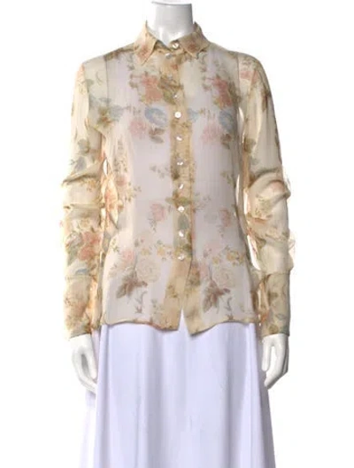 Pre-owned Dior Vintage 1997 Blouse In Neutrals