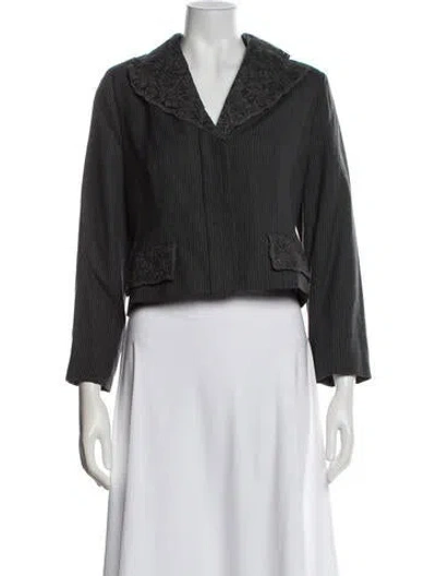 Pre-owned Dior Vintage 1997 Evening Jacket In Gray