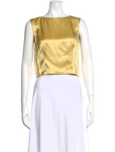 Pre-owned Dior Vintage 1997 Top In Yellow