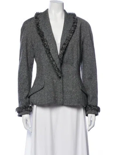 Pre-owned Dior Vintage 1998 Blazer In Grey
