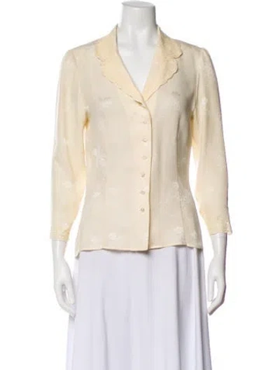 Pre-owned Dior Vintage 1998 Blouse In Neutral