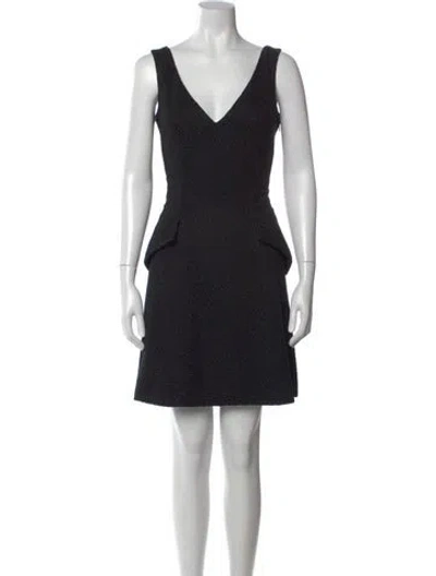 Pre-owned Dior Vintage 1998 Mini Dress In Black