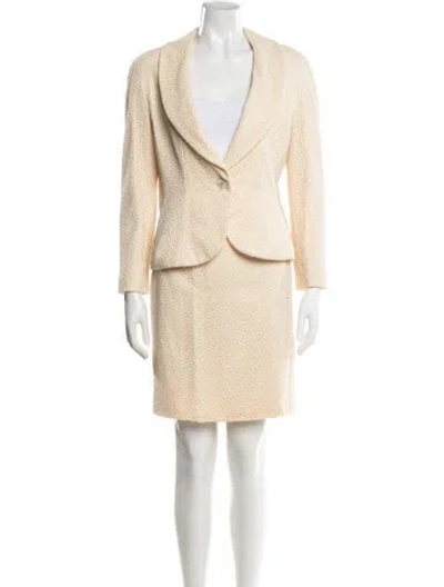 Pre-owned Dior Vintage 1998 Skirt Suit In Neutral