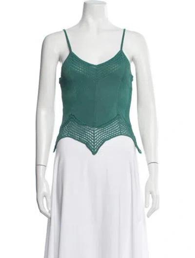 Pre-owned Dior Vintage 1999 Crop Top In Blue