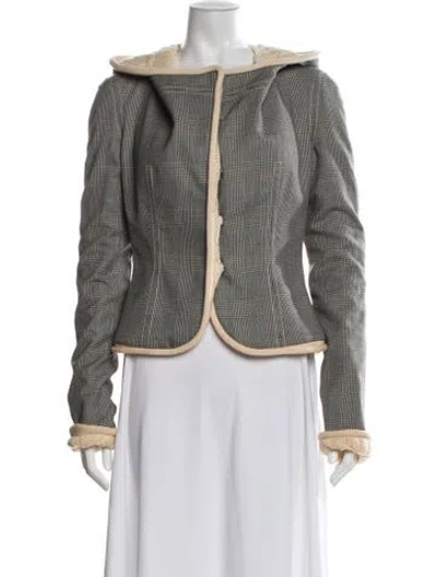Pre-owned Dior Vintage 1999 Evening Jacket In Gray
