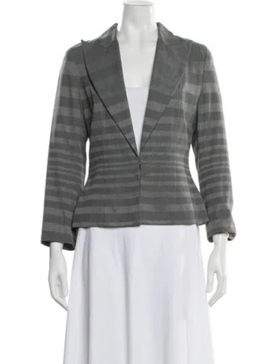 Pre-owned Dior Vintage 1999 Skirt Suit In Gray