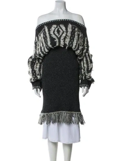 Pre-owned Dior Vintage 1999 Sweater In Gray