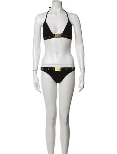 Pre-owned Dior Vintage 2000's Bikini In Black