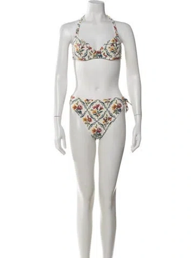 Pre-owned Dior Vintage 2000's Bikini In White