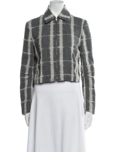 Pre-owned Dior Vintage 2000 Evening Jacket In Gray