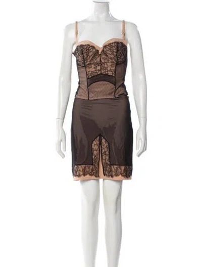 Pre-owned Dior Vintage 2000's Skirt Set In Neutrals