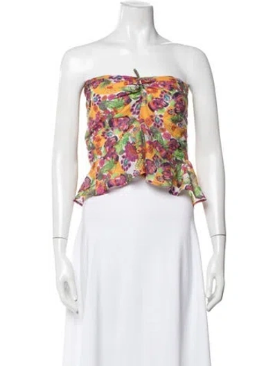 Pre-owned Dior Vintage 2000's Top In Neutrals