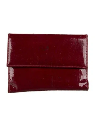 Pre-owned Dior Vintage 2000's Wallet In Burgundy