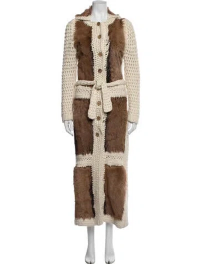 Pre-owned Dior Vintage 2001 Coat In Neutrals