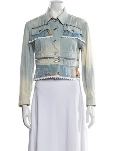 Pre-owned Dior Vintage 2001 Denim Jacket In Blue