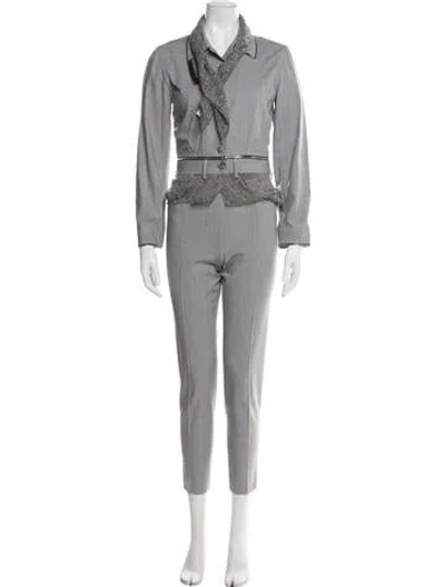 Pre-owned Dior Vintage 2001 Pant Set In Gray