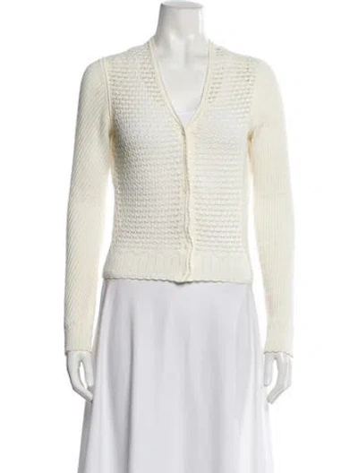 Pre-owned Dior Vintage 2001 Sweater In White