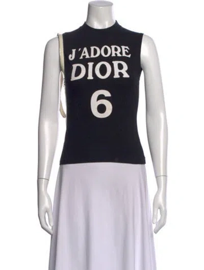 Pre-owned Dior Vintage 2001 Top In Black
