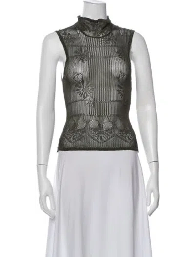 Pre-owned Dior Vintage 2001 Top In Green