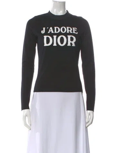 Pre-owned Dior Vintage 2001 T-shirt In Black