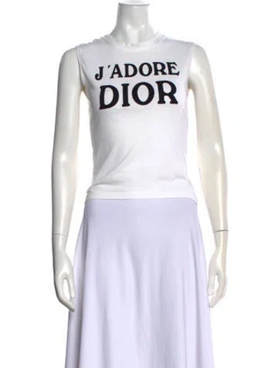 Pre-owned Dior Vintage 2001 T-shirt In White