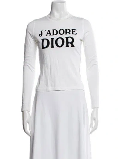 Pre-owned Dior Vintage 2001 T-shirt In White