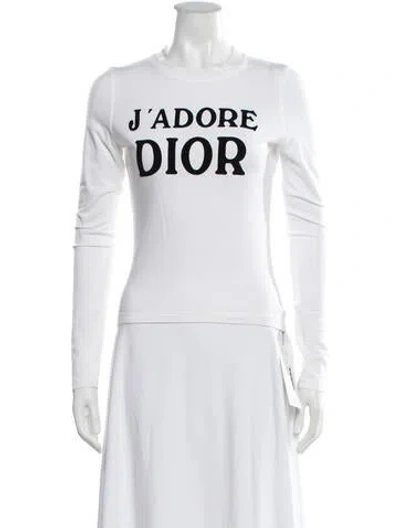 Pre-owned Dior Vintage 2001 T-shirt In White
