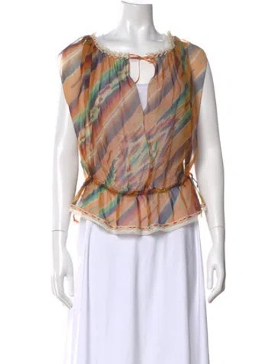 Pre-owned Dior Vintage 2002 Blouse In Multi