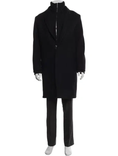 Pre-owned Dior Vintage 2002 Coat In Black