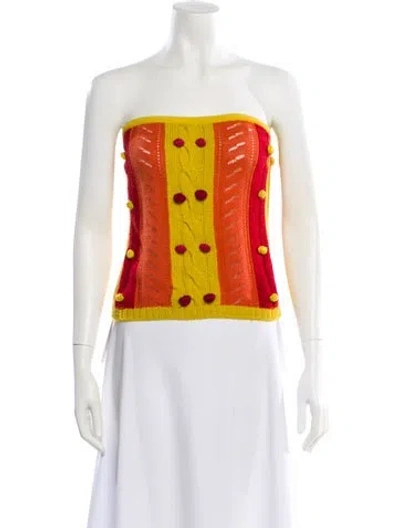 Pre-owned Dior Vintage 2002 Crop Top In Multi