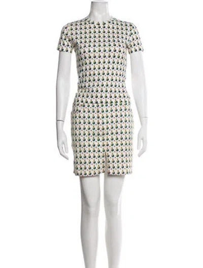 Pre-owned Dior Vintage 2002 Skirt Set In Neutral