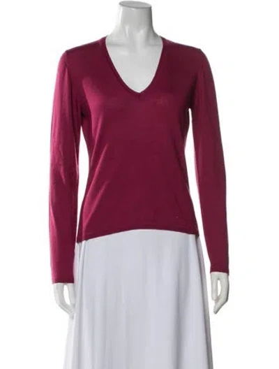Pre-owned Dior Vintage 2002 Sweater In Burgundy