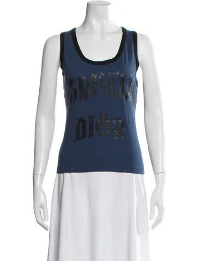 Pre-owned Dior Vintage 2002 Top In Blue