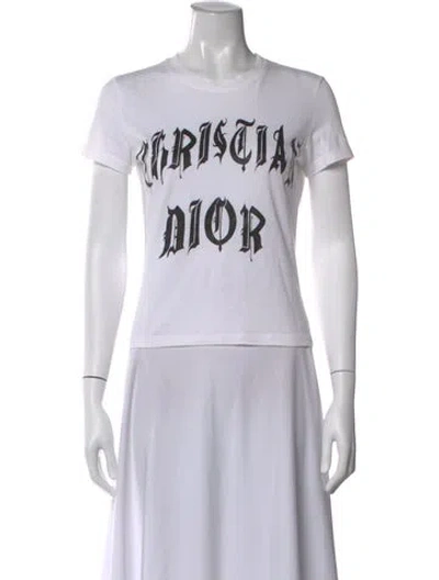 Pre-owned Dior Vintage 2002 T-shirt In White