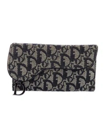 Pre-owned Dior Vintage 2002 Wallet In Black