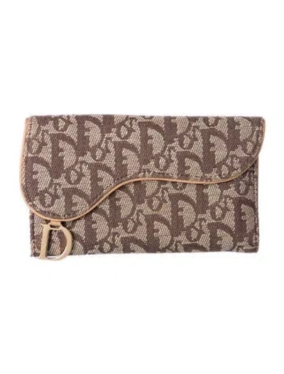 Pre-owned Dior Vintage 2002 Wallet In Brown