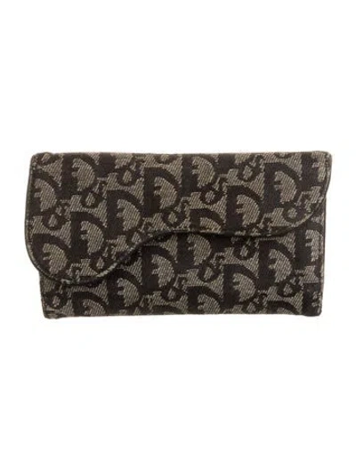 Pre-owned Dior Vintage 2002 Wallet In Neutral