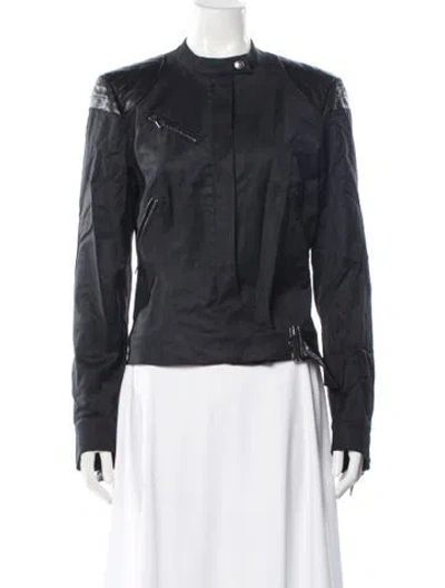 Pre-owned Dior Vintage 2003 Biker Jacket In Black