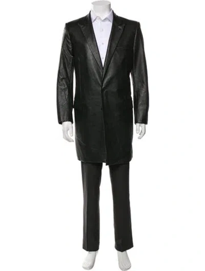 Pre-owned Dior Vintage 2003 'luster' Pvc Coat In Green
