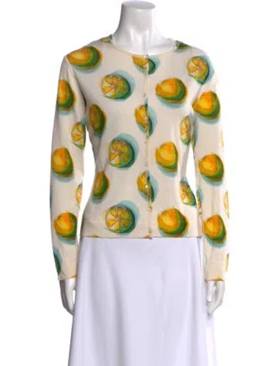 Pre-owned Dior Vintage 2003 Sweater In Yellow