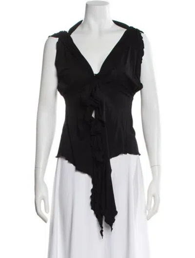 Pre-owned Dior Vintage 2003 Top In Black