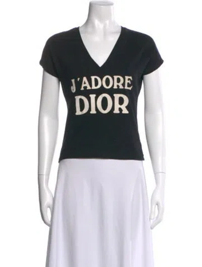 Pre-owned Dior Vintage 2003 Top In Black