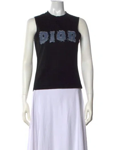 Pre-owned Dior Vintage 2003 Top In Black