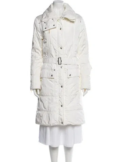 Pre-owned Dior Vintage 2003 Trench Coat In White