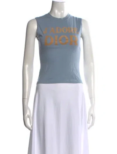 Pre-owned Dior Vintage 2003 T-shirt In Blue